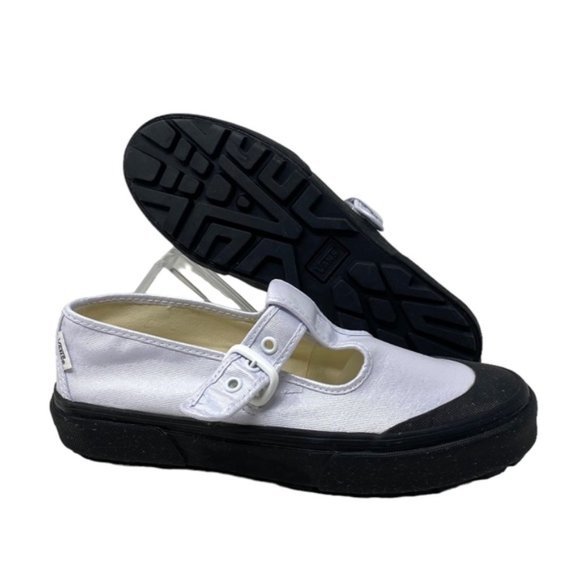 VANS Style 93 Shoes White Sneakers Women's Size Canvas Coated Skate VN0A3XTJW00 - Picture 6 of 8